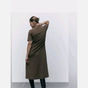Zara Brown Maxi Dress
